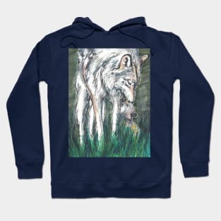 a wolf and a cub Hoodie